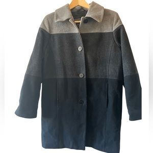 London Fog Vintage 80% Wool Lined Coat 4P